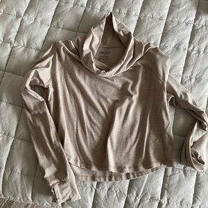 Women's Beige Long Sleeve Top